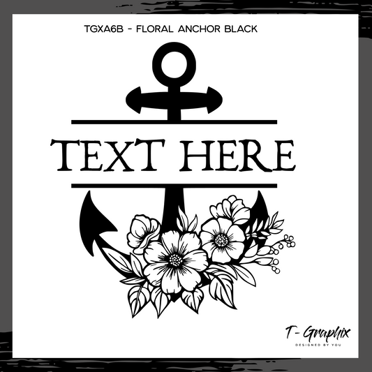 Customizable Floral Anchor