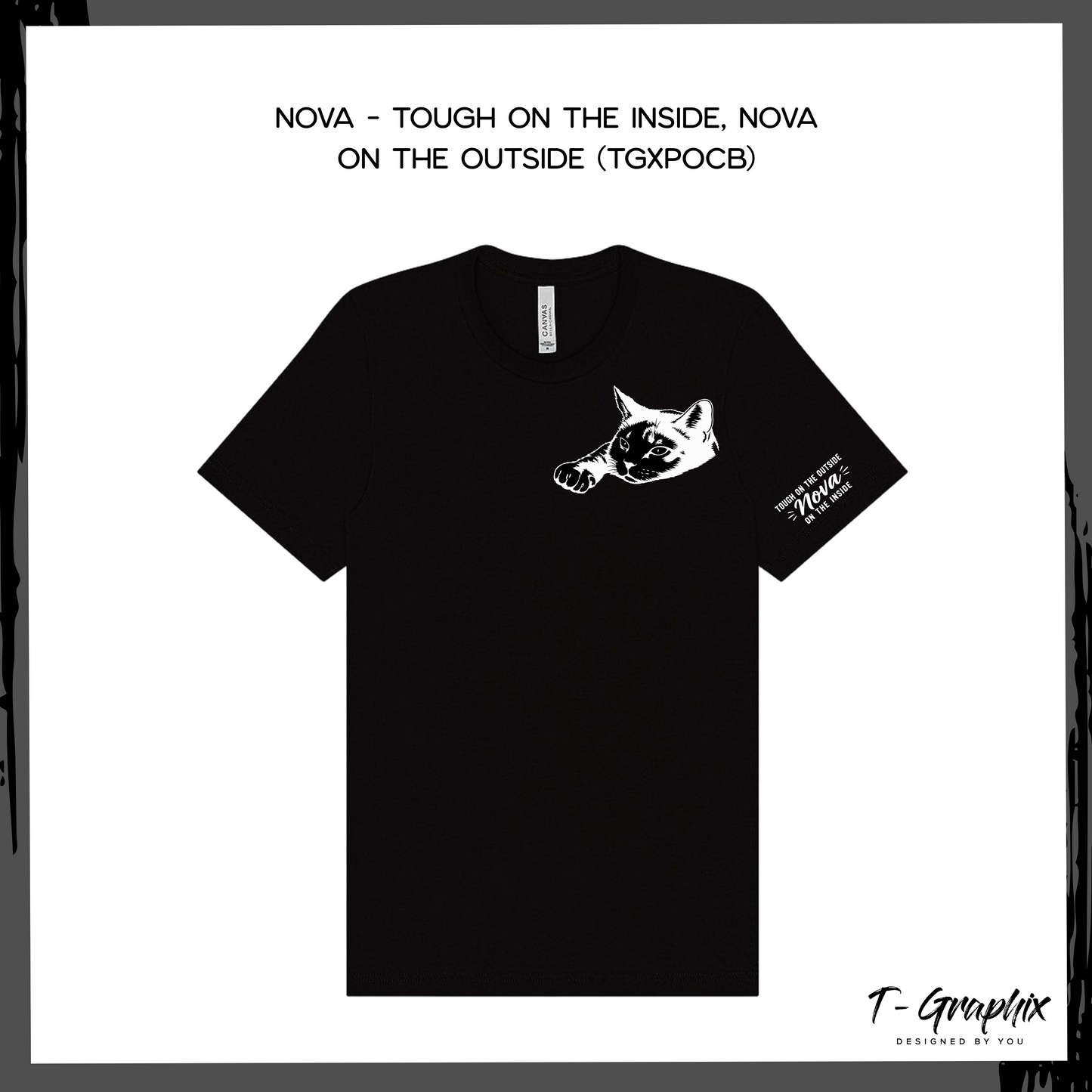 Tough on the Outside. Nova on the Inside. (Pocket Tee)