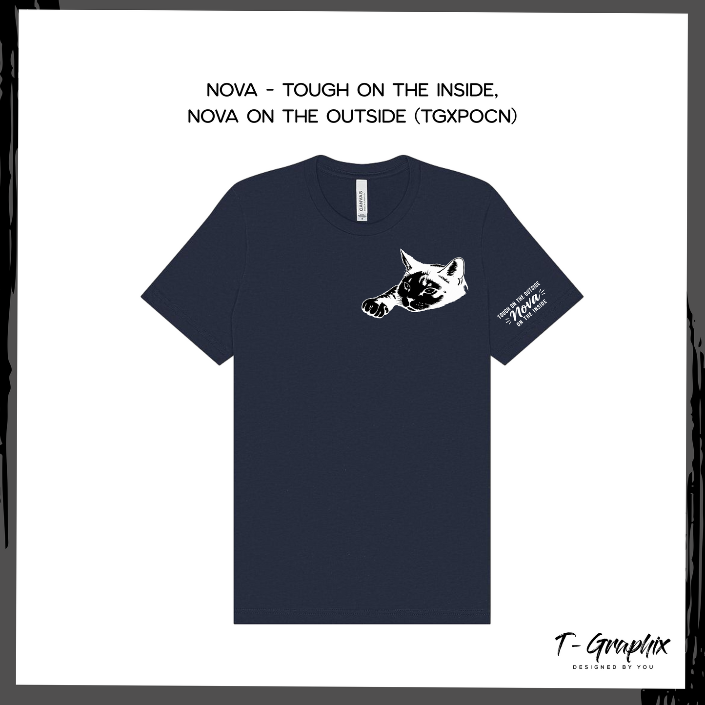 Tough on the Outside. Nova on the Inside. (Pocket Tee)
