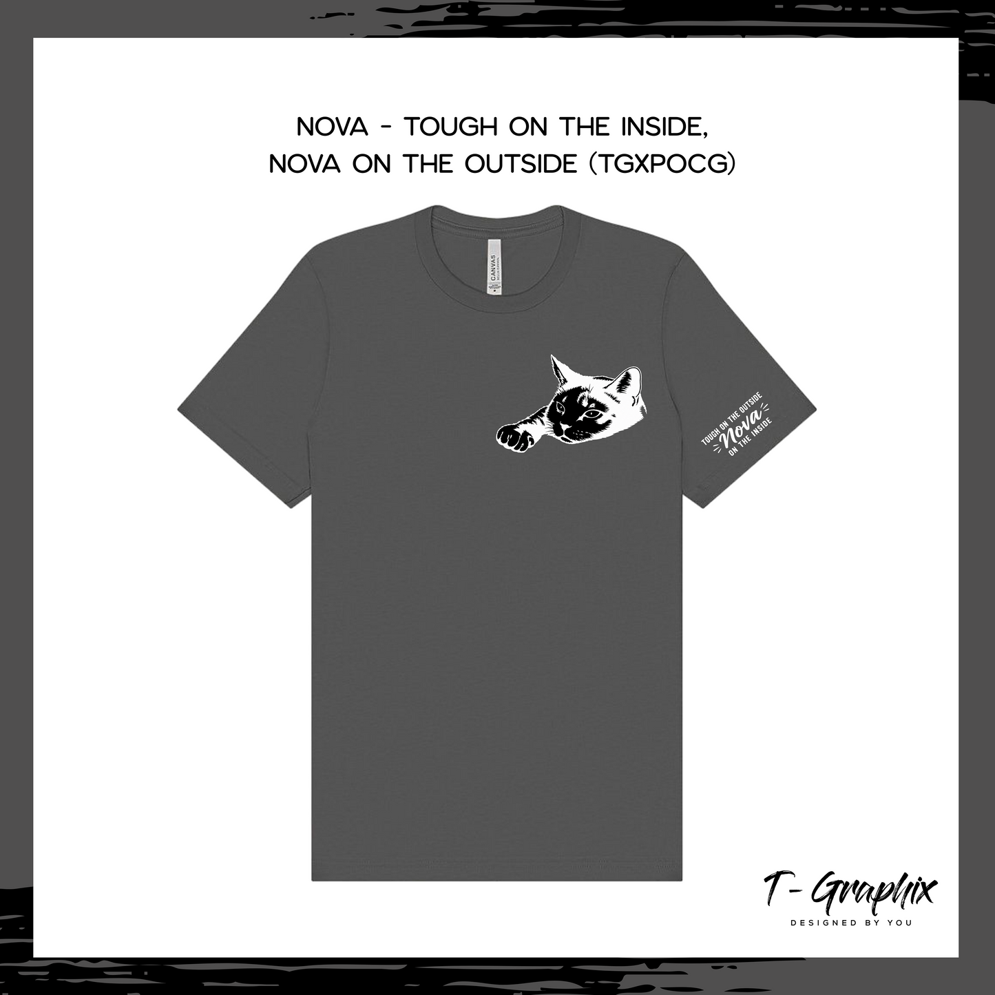 Tough on the Outside. Nova on the Inside. (Pocket Tee)